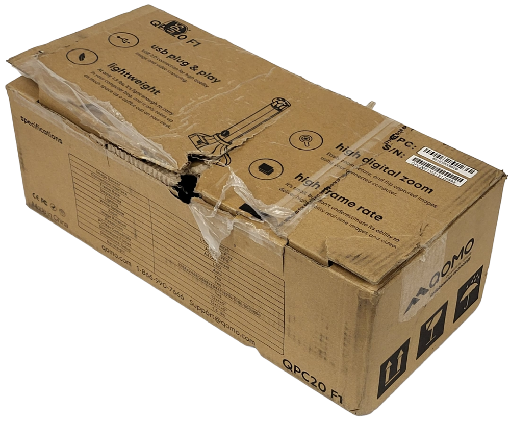 NEW QOMO QPC20F1 USB FLIP PORTABLE DOCUMENT CAMERA
