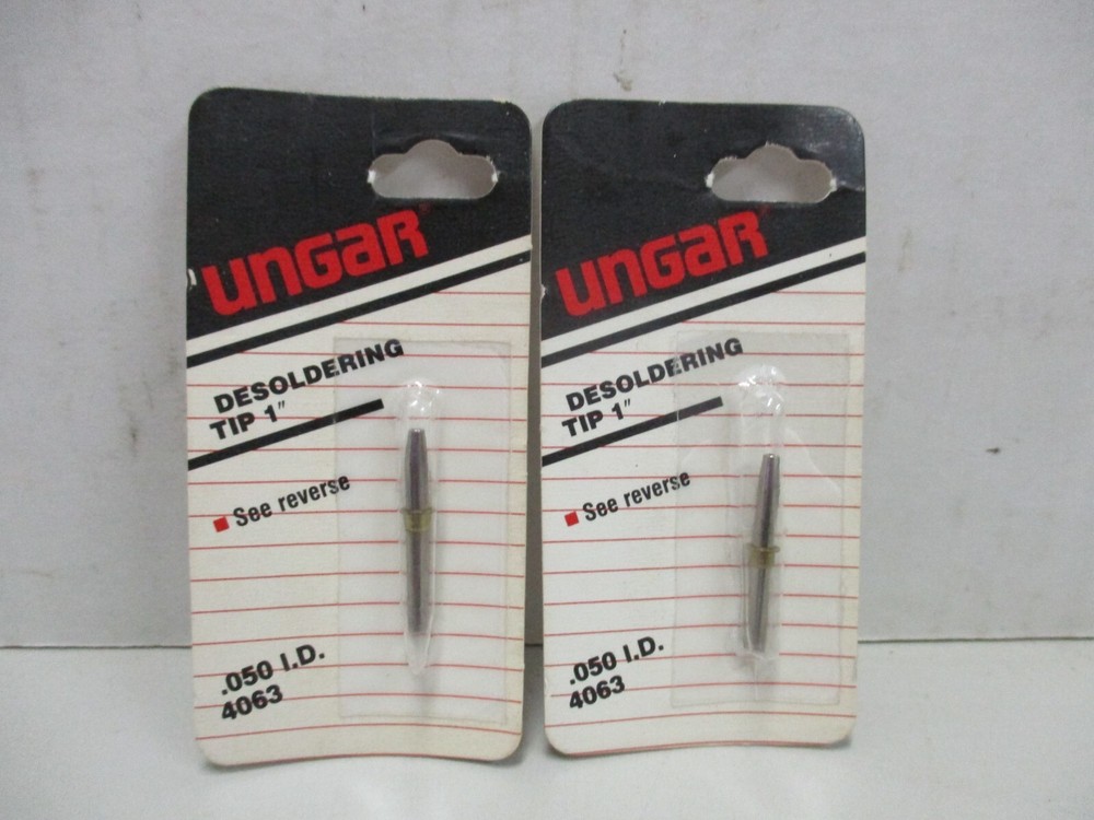 (2) Ungar 1" Desoldering Tip .050 I.D. # 4063