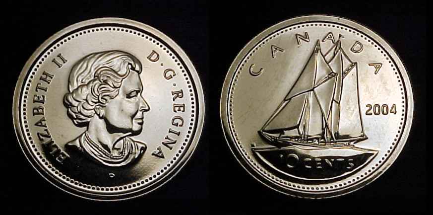 CANADA 2004 P Ten Cents Specimen