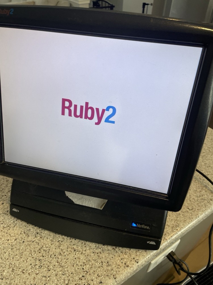 Verifone Ruby 2 & Ruby Ci Complete System Tested Working Point of Sale System