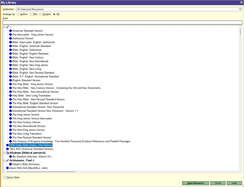 Logos Bible Scholar's Library software (DVD for Windows)