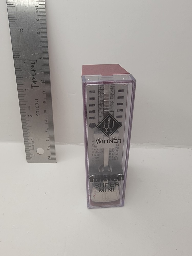 Wittner Taktell Super-Mini Metronome, Ruby