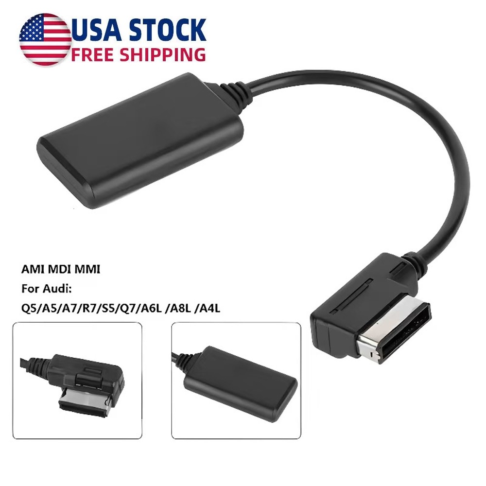 Bluetooth USB AUX Audio Cable Adapter Wireless Module For Benz GL ML CLS SLK GLK