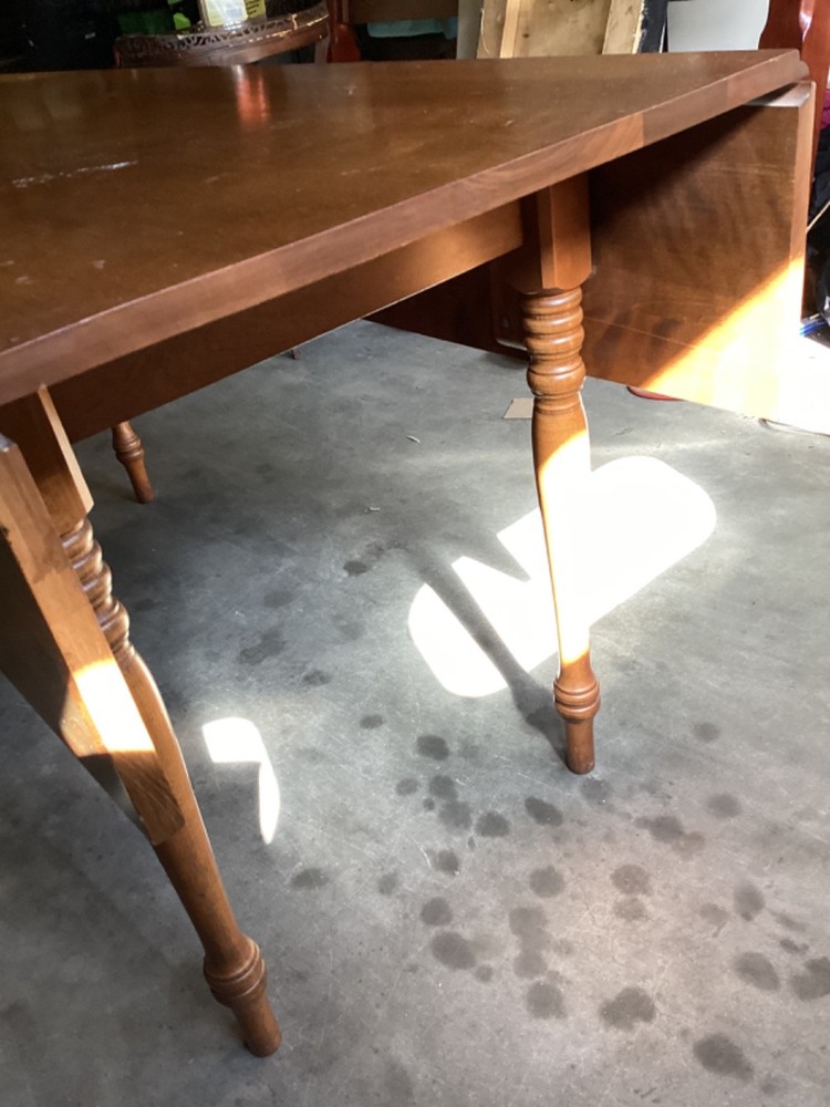 Large Hitchcock Drop Leaf Table Beautiful Some Flaws