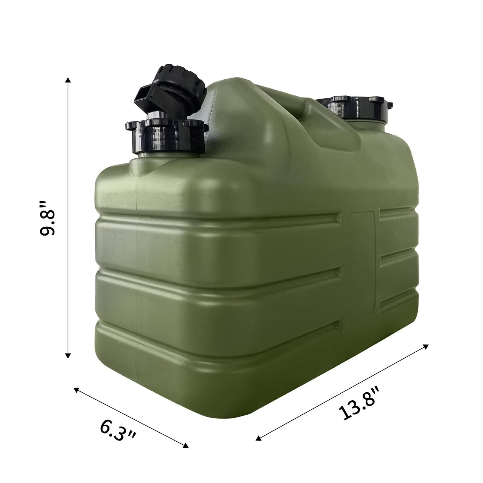 3 Gallon Water Container with Spigot, Portable Camping Water Jug, BPA Free Wa...