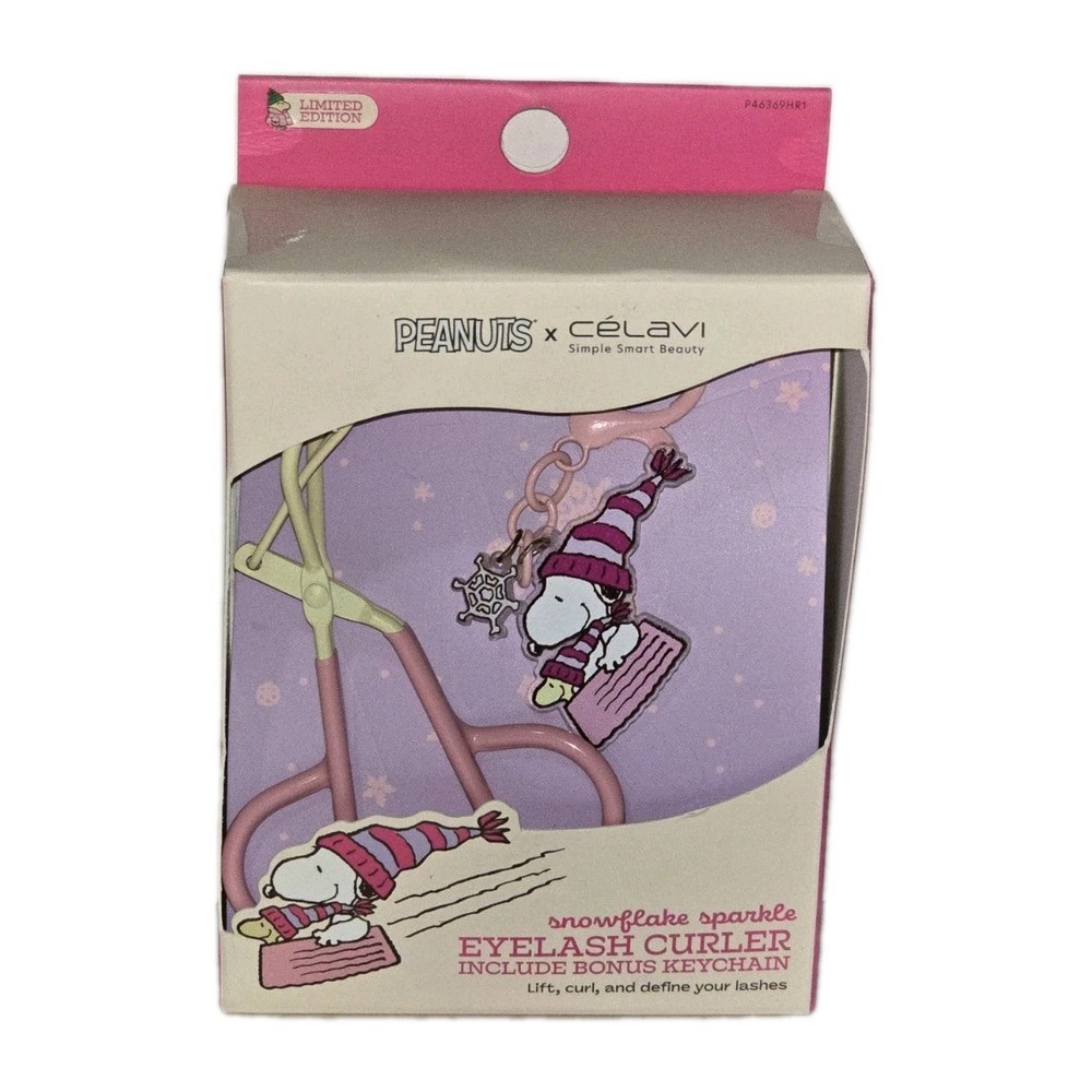 Celavi Peanuts Snowflake Sparkle Eyelash Curler