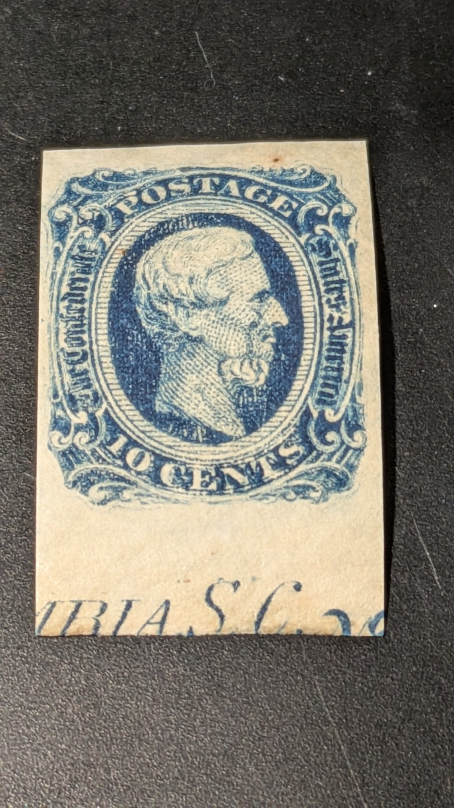 U.S. Confederate Stamp #12 Very Fine Mint Lightly Hinged