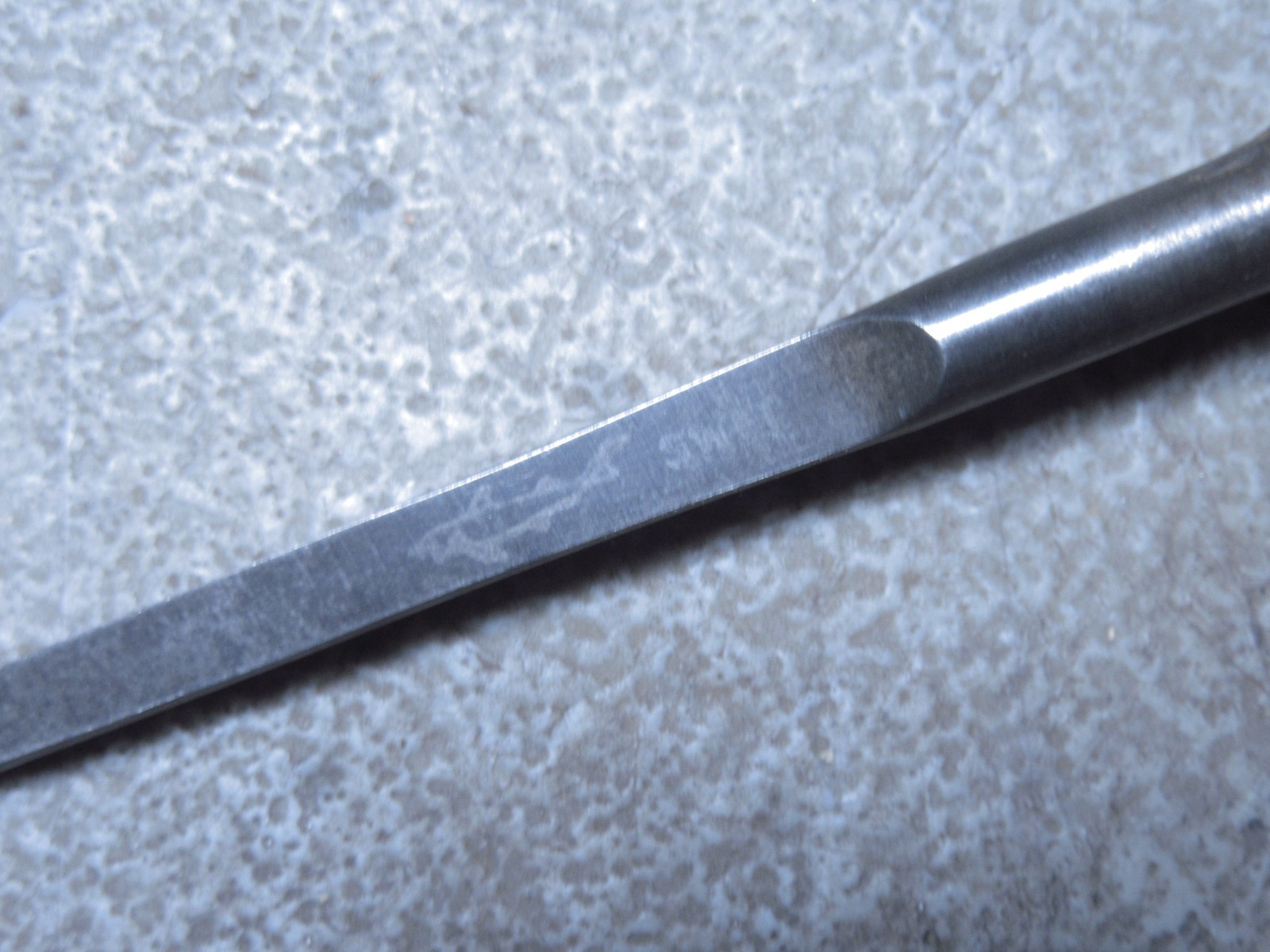 vintage E A Berg Eskilstuna 1/8'' chisel HTF size good user tool to restore