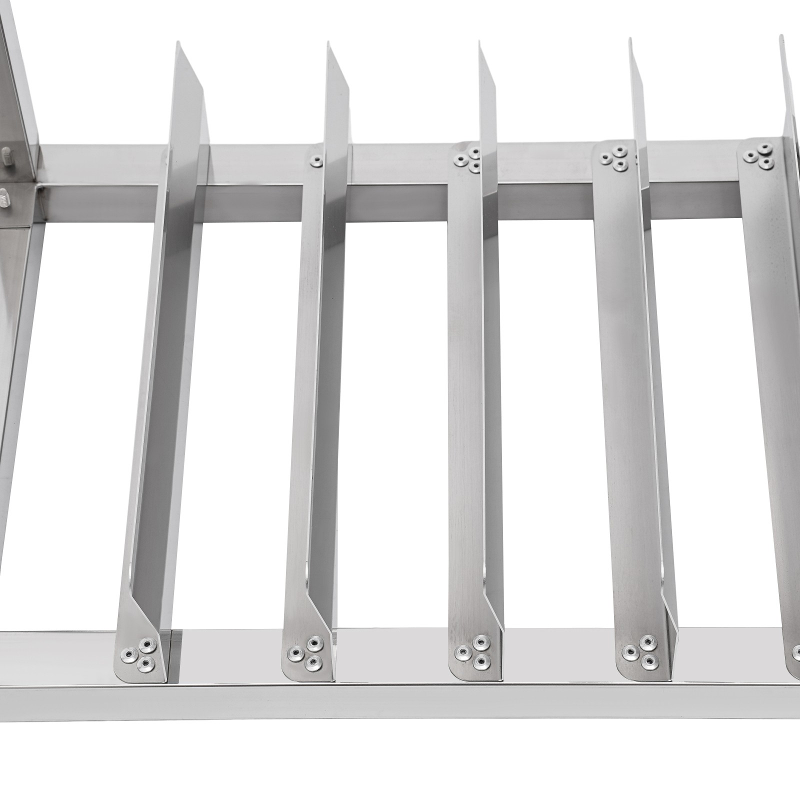 5-tier Kitchen Pan Rack Stainless Steel Baking Tray Rack Tabletop Bakery Rack