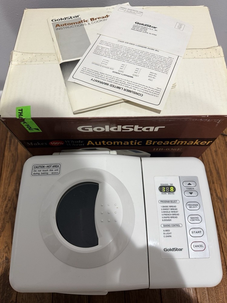 Gold star Automatic Breadmaker HB-036E