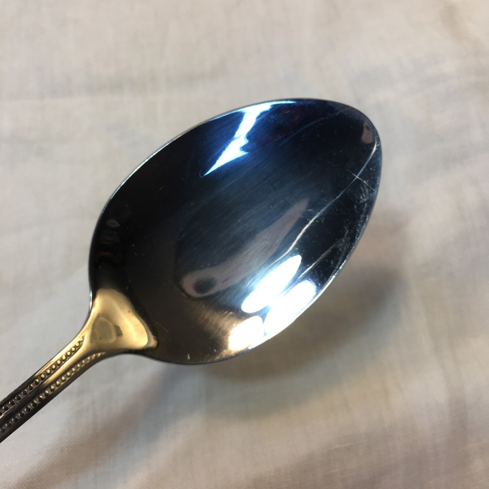 Banquet Stainless Spoon Beaded 8 1/8” Flatware