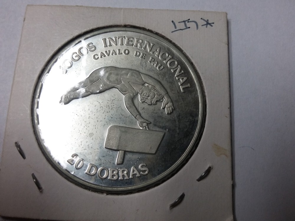 1984 St.Thomas Large Proof 20 D Gymnast