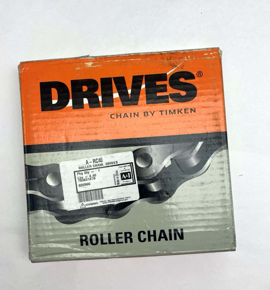 A-RC40 ROLLER CHAIN, DRIVES