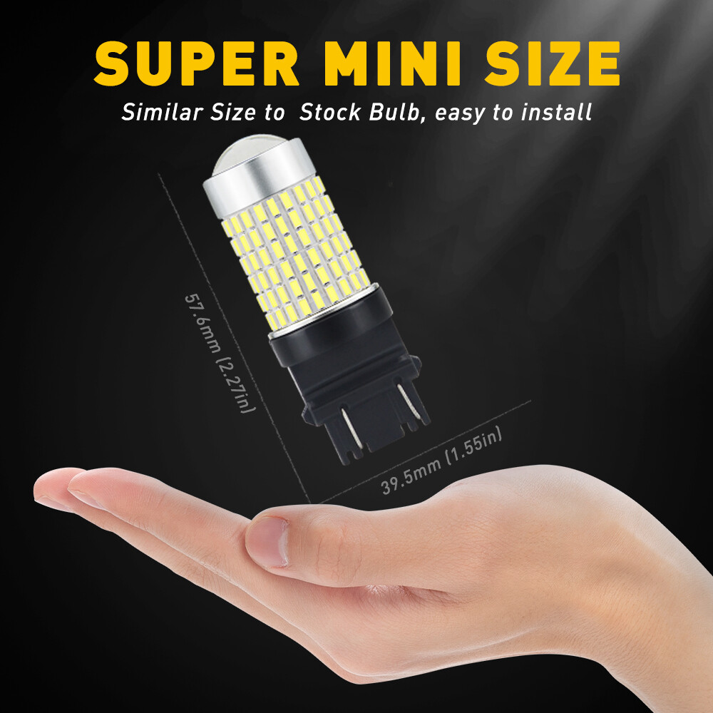 AUXITO 3157 3156 LED Reverse Backup Light Bulbs 6000K White 4000LM Super Bright