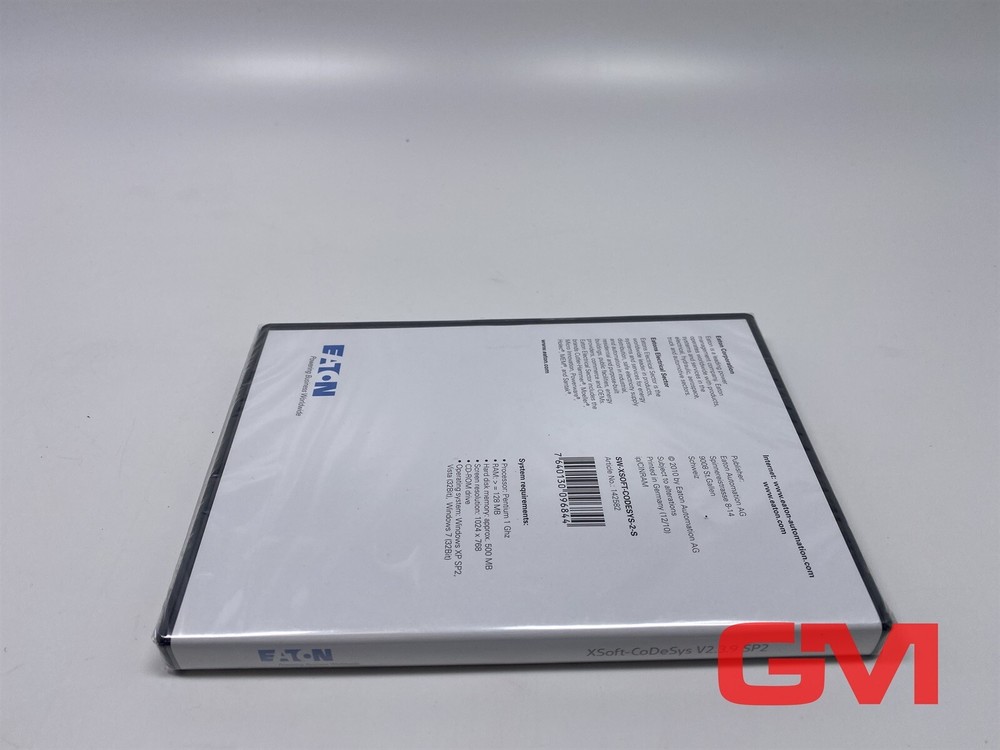 Eaton Programming Software SW-XSOFT-CODESYS-2-S Software 142582 V2.3.9 SP2