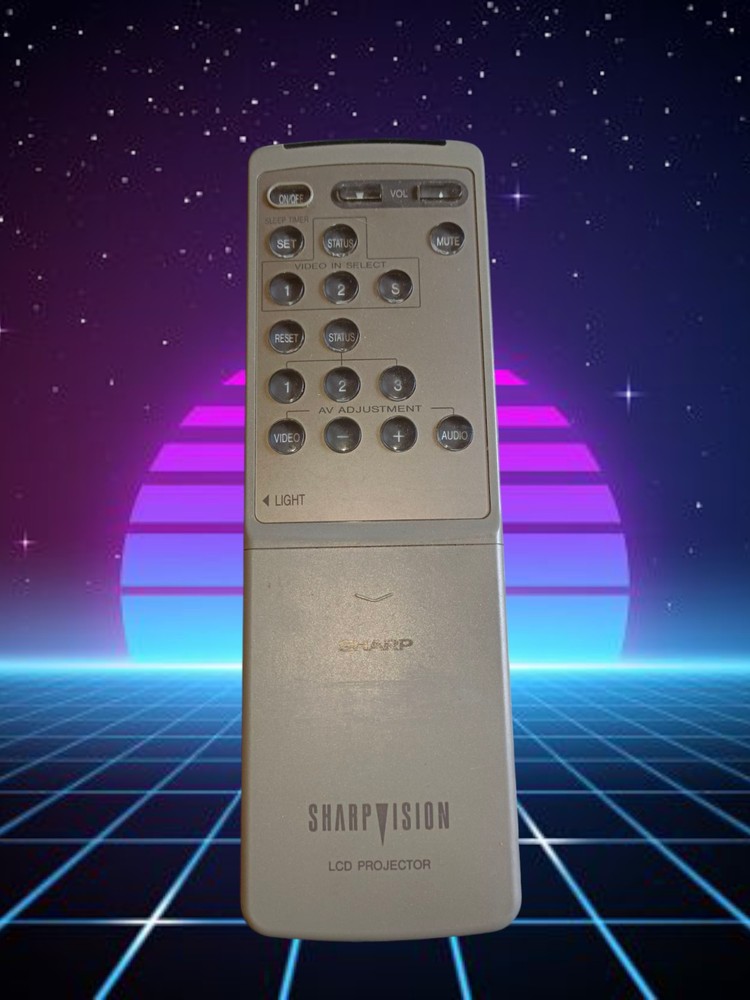 Sharp Vision Projector Remote Control  **Works**