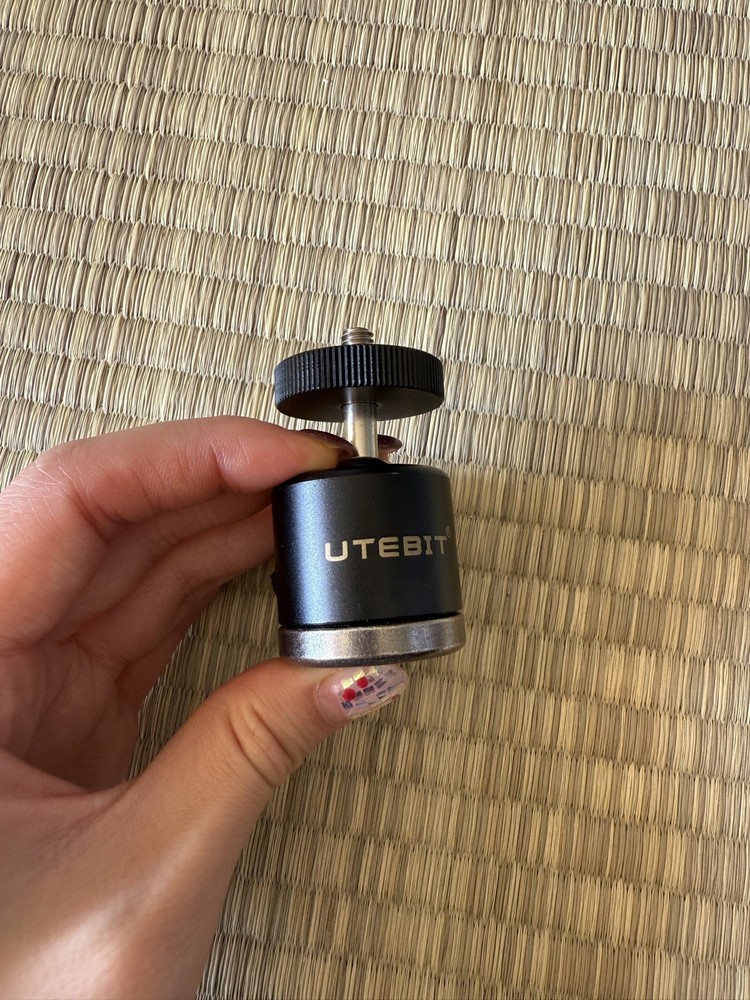 UTEBIT Ball Head with 1/4" Thread Mount 360 Degree Rotatable