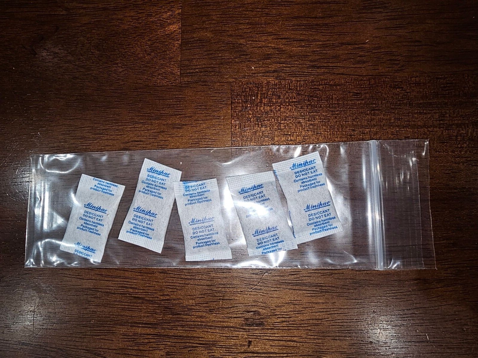 5 Packet Silica Desiccant Zero Tolerance Chris Reeve Rick Hinderer knife collect