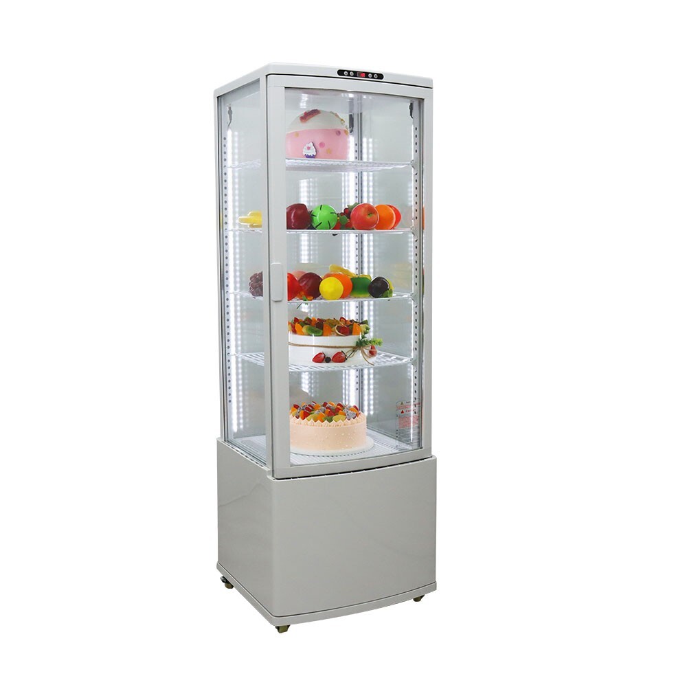 5 Layers Floor Type Refrigerated Display Case Cabinet Defogging 235L 110V