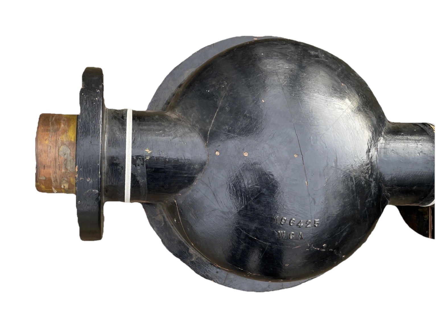 Large Vintage Industrial Wood Foundry Mold Pattern From Philadelphia Navy Yard