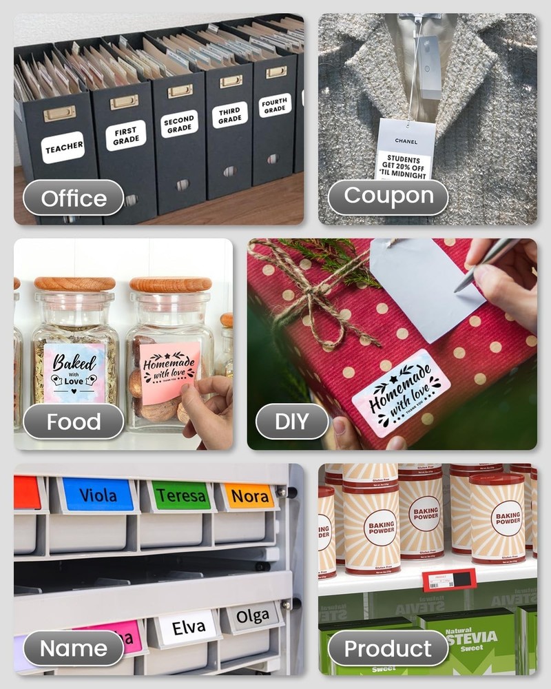 3 Inch Thermal Printer with Bluetooth Connectivity for Labeling Projects