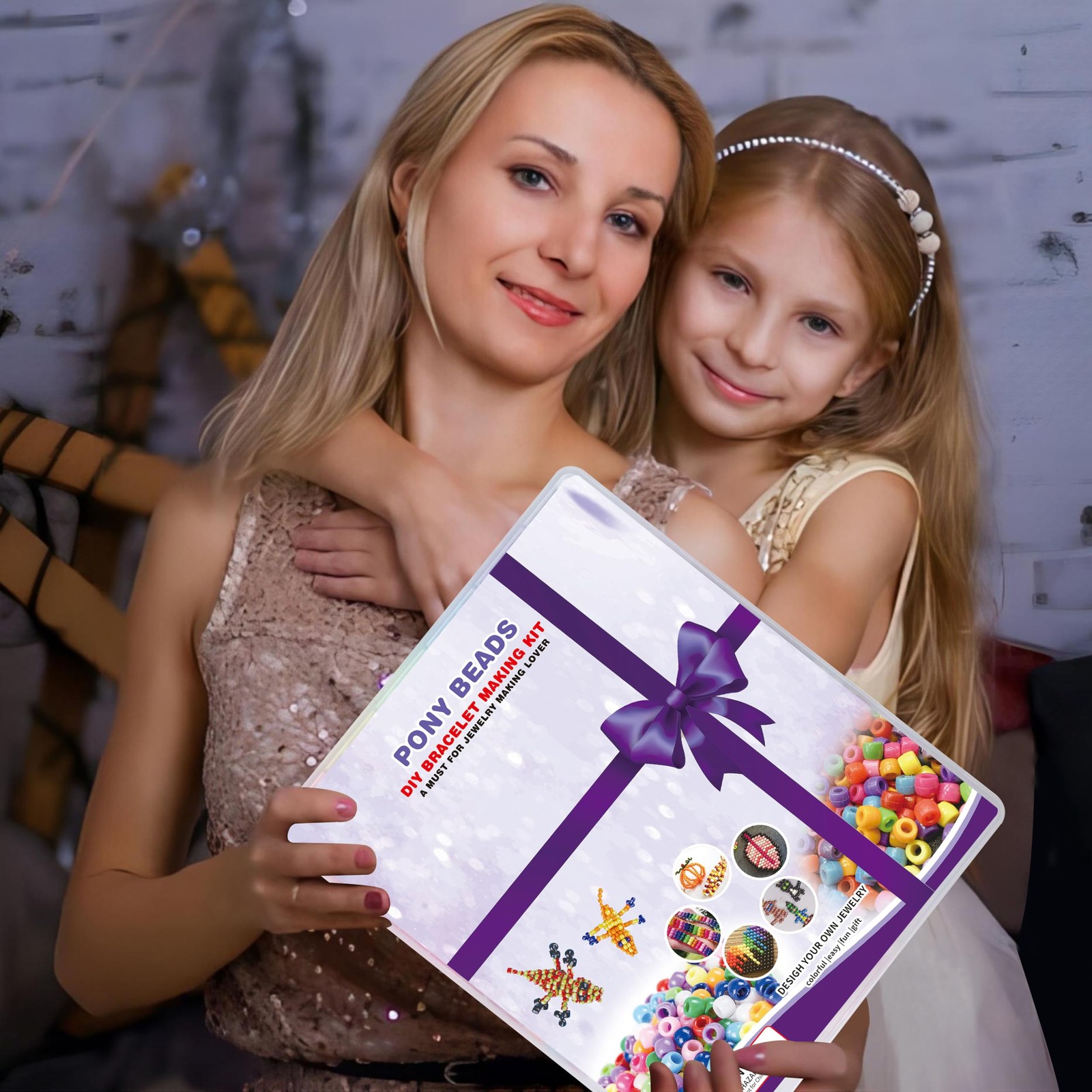 1000PCS Bracelet Making Kit, Friendship Jewelry Necklace Bracelet kit 24 Colors