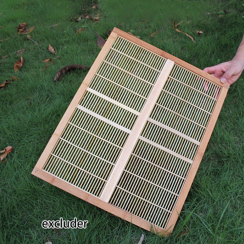 Auto Shed Bee Hive House Waxed Beekeeping Boxes Beehives &7 Plastic Bee Frames