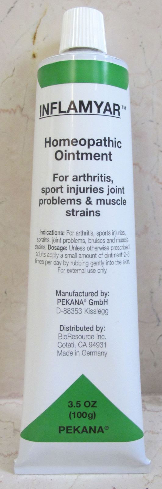 Inflamyar by Pekana-Inflammation & Pain Relief Ointment 3.5oz / 100g