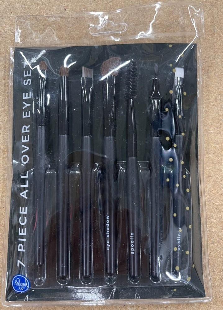 7 Piece All Over Eye Set, Makeup Brush Set