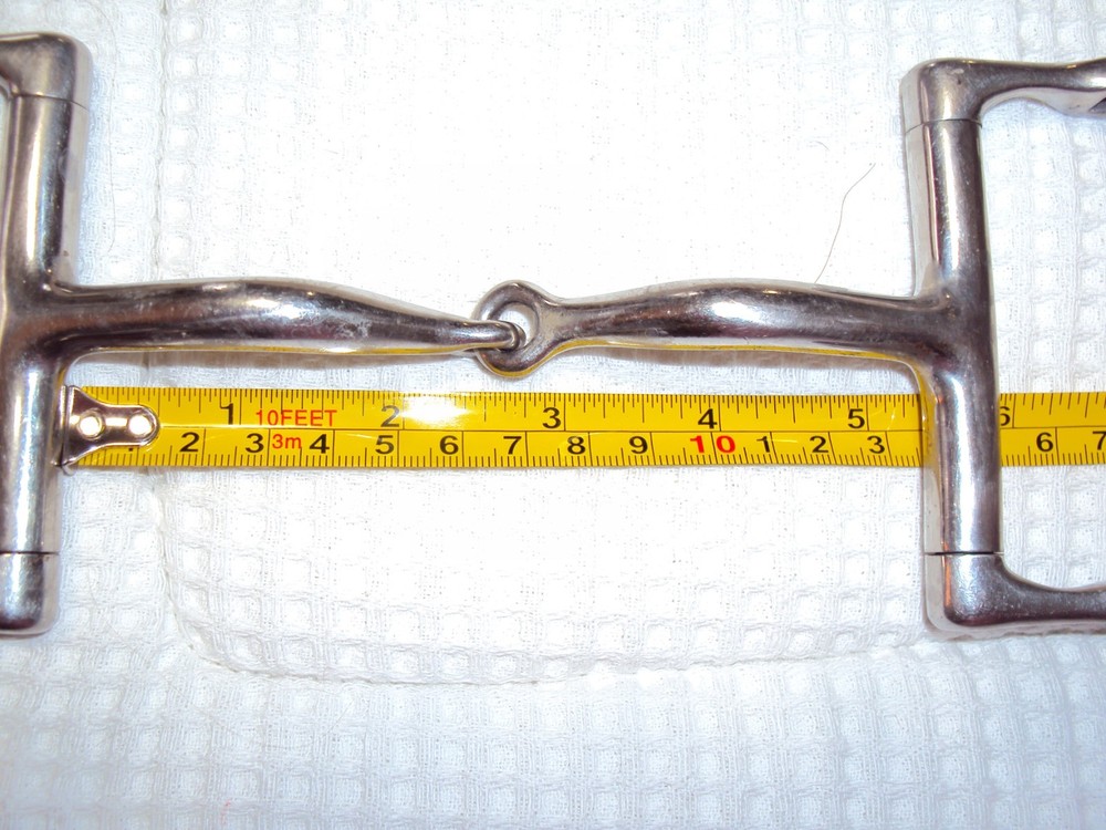 MYLER TOKLAT Eggbutt Snaffle Show Bits - Copper Bars/SS - Hooks - 5 1/4" - GREAT