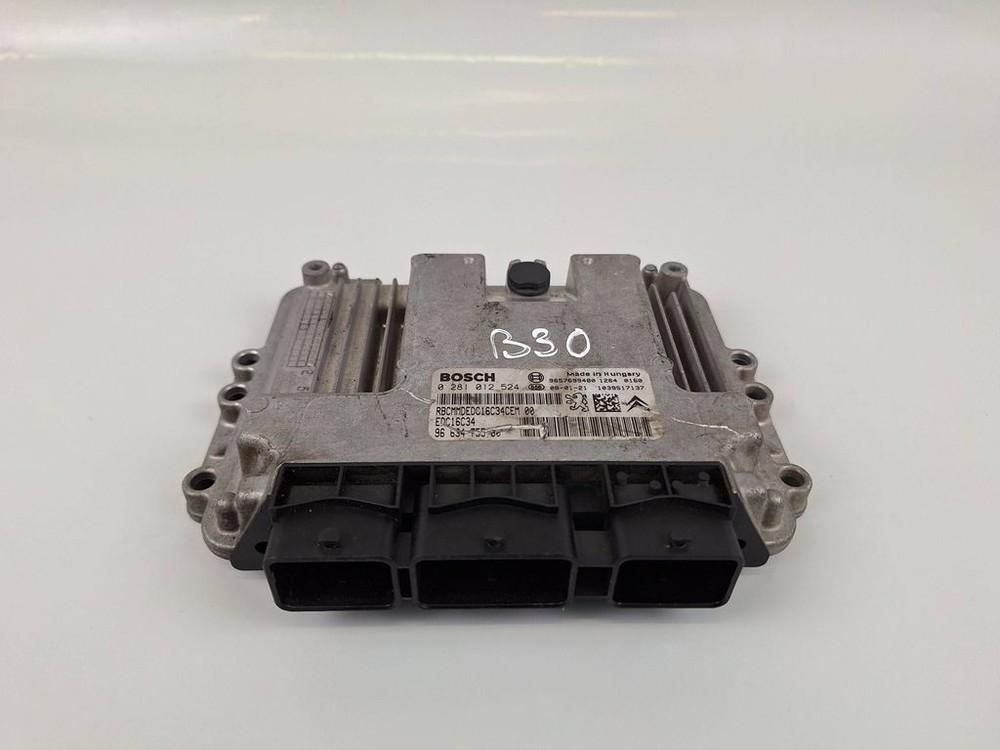 Citroen C3 2007 Engine Control Unit Module 9663475580 kW BVV258