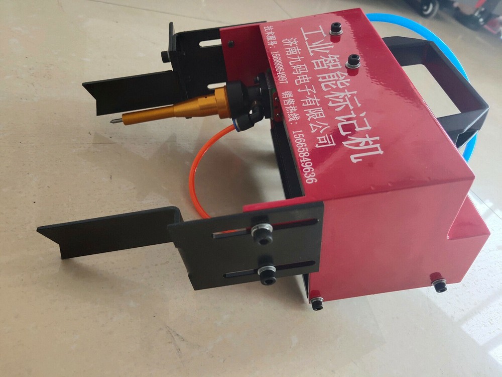 Portable Pneumatic Dot Peen Marking Machine for VIN Code Chassis Number 100*20mm