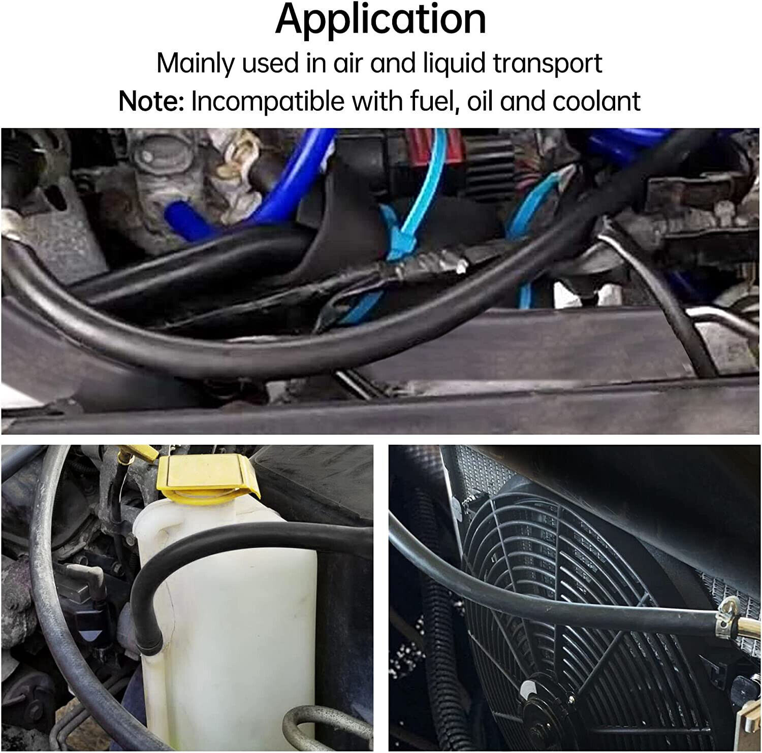 Silicone Vacuum Hose Pipe Tube 3mm 4mm 5mm 6mm 7mm 8mm 9mm 10mm 12mm 5FT 130PSI