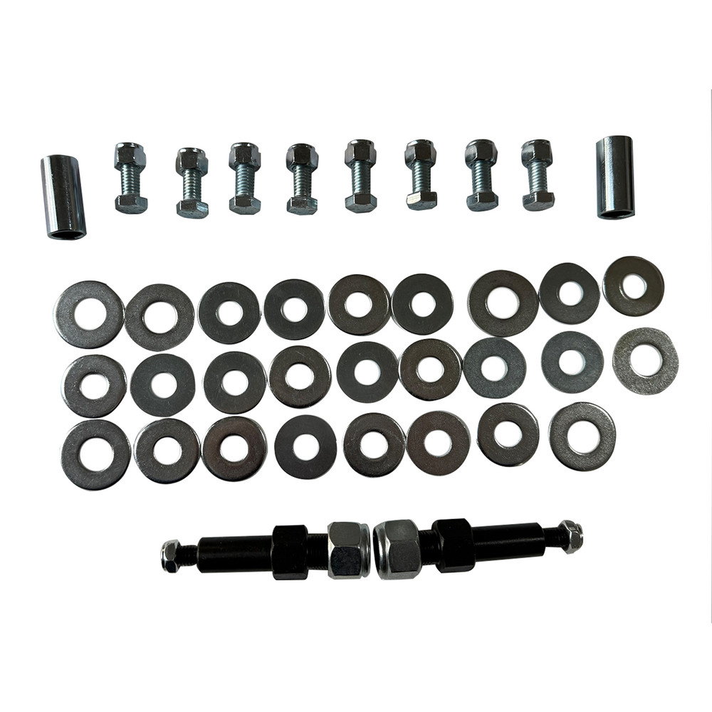 Front Shocks & Relocation Kit Bolt On Brackets P19 Studs Fits 1958-1970 Impala
