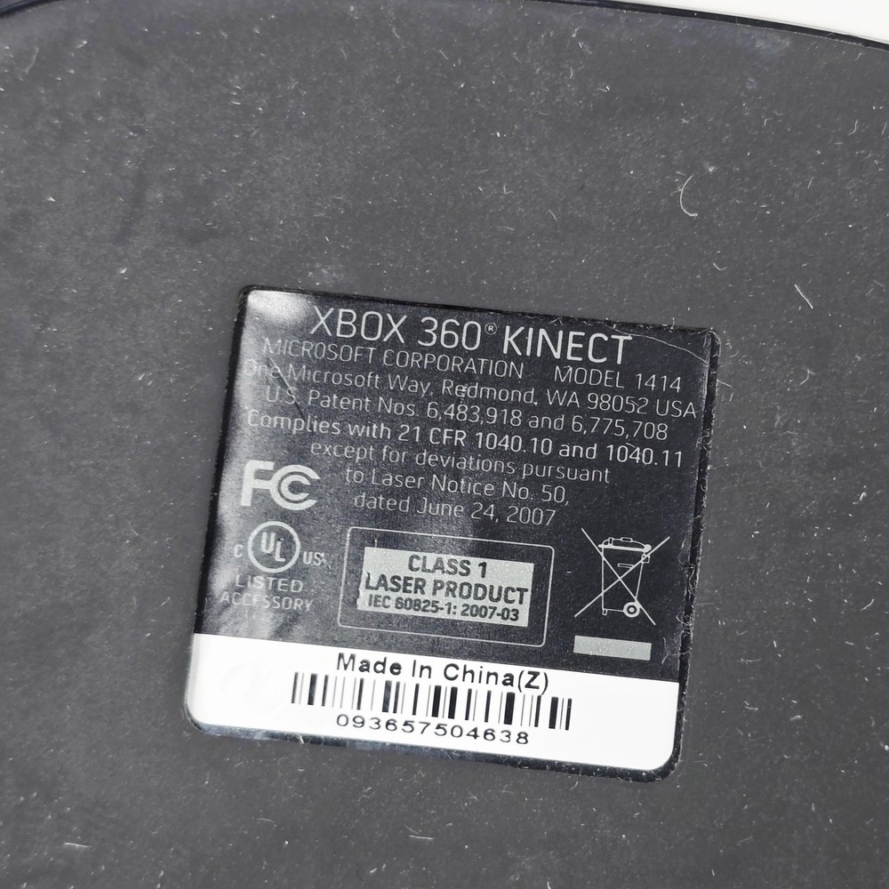 Microsoft Xbox 360 Kinect Sensor Model 1414 Motion Camera Bar USB Tested Genuine