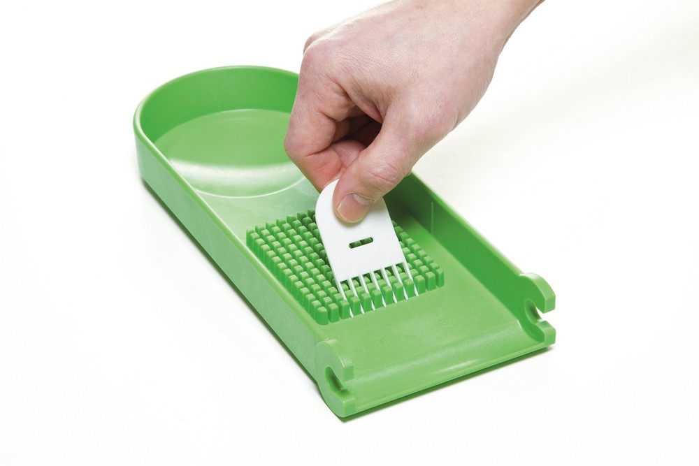 PrepWorks 3-Blade Dice & Slice Chopper - Multi-Function Fruit Vegetable Cutter