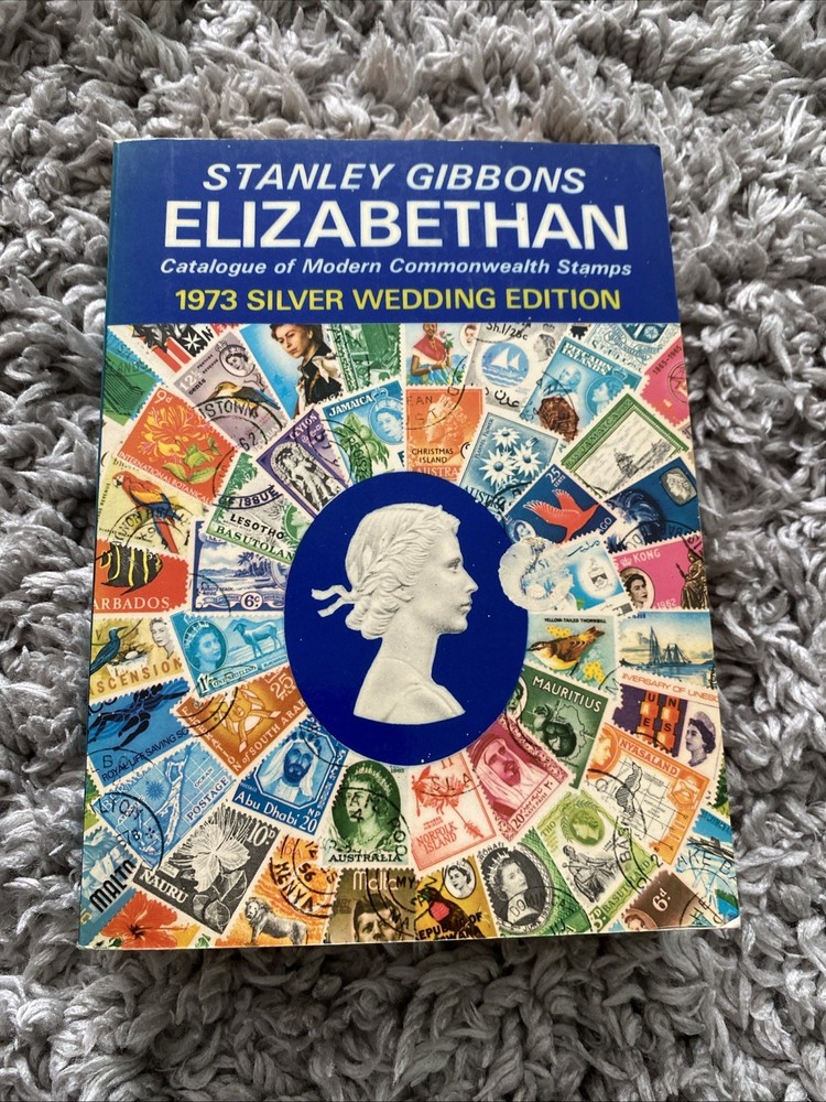Stanley Gibbons Elizabethan 1973 Silver Wedding Edition Commonwealth Stamps Book