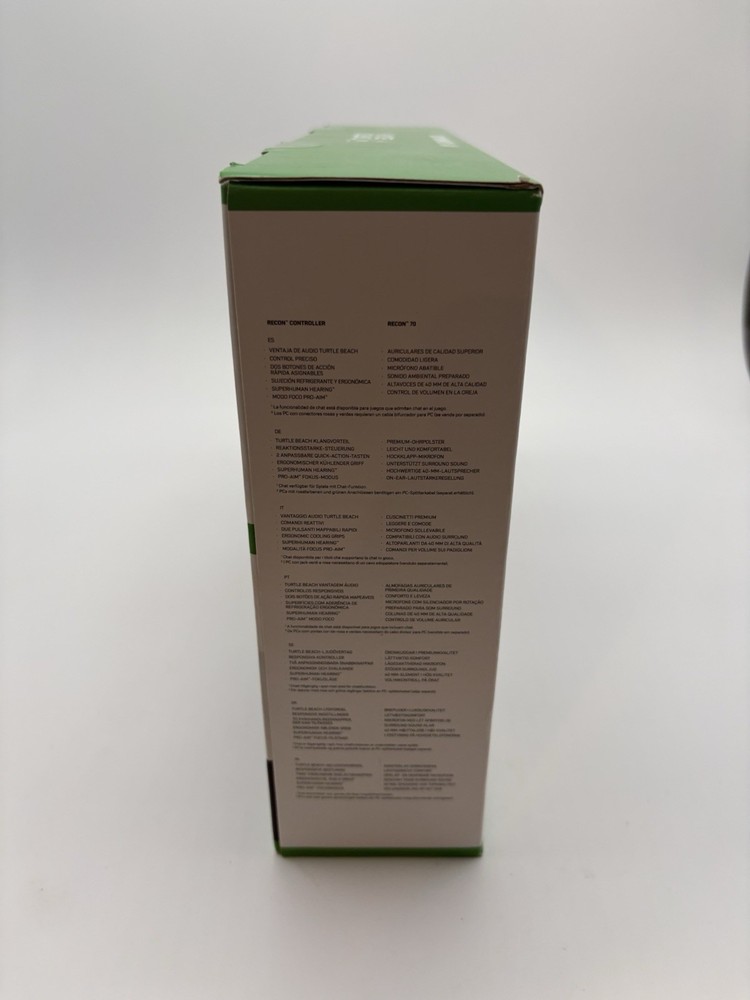 Turtle Beach Xbox Gamers Pack Featuring Recon 70 Gaming Headset & Controller New