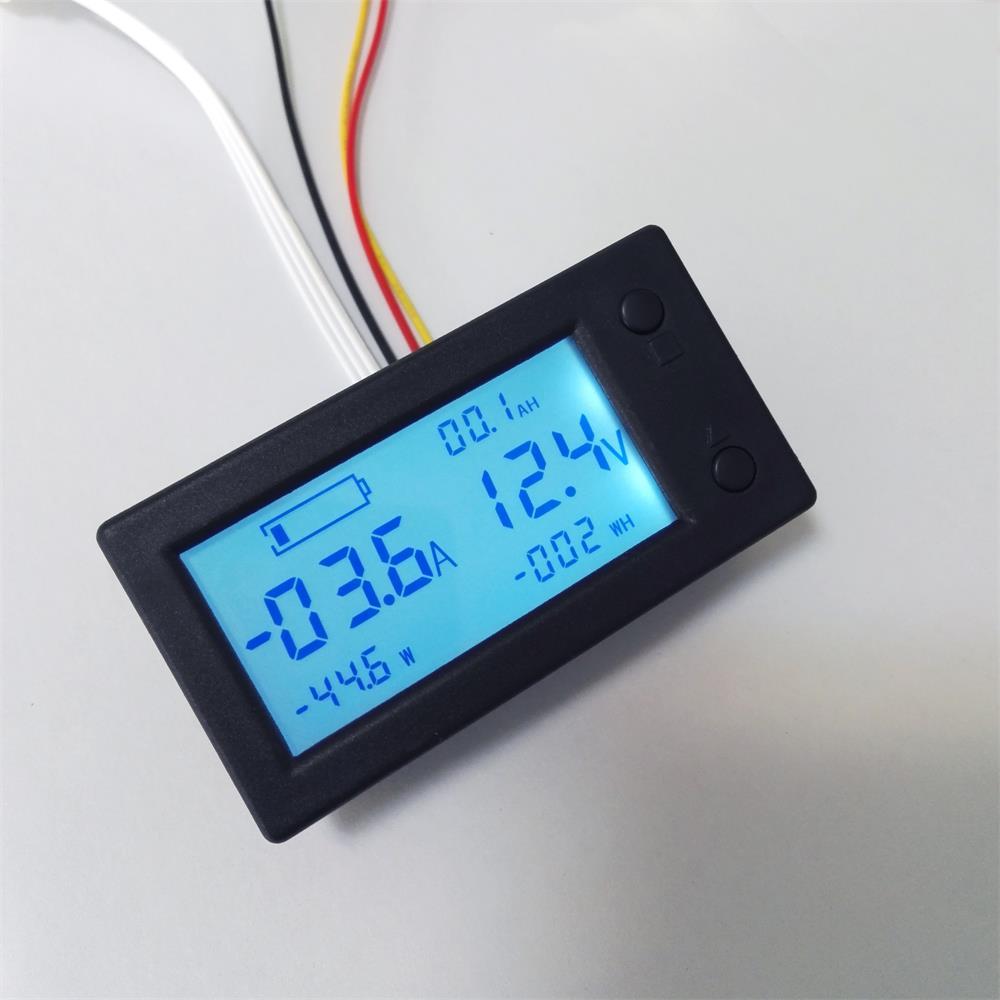 DC Voltmeter Ammeter Current Sensor 6in1 300V200A VOLT AMP Power Capacity AH SOC