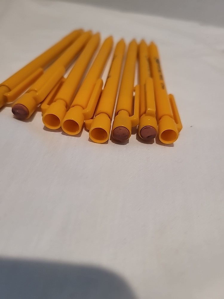 Scripto Refillable Pencil #2 Mechanical Pencils 0.7mm 8 Pencils 4 Erraser Box