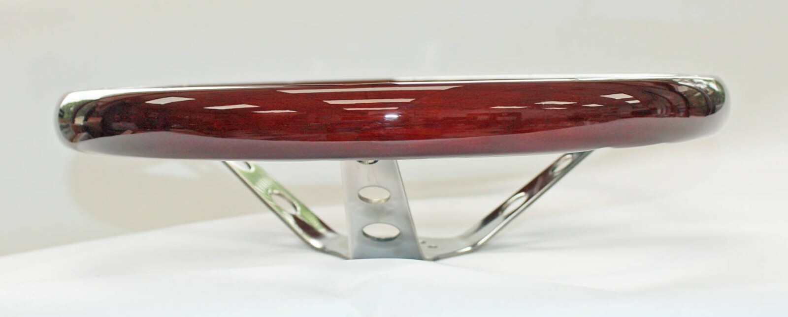 78-91 Ford Bronco F100 F150 F250 F350 Wood Steering Wheel Rivets High Gloss 15"