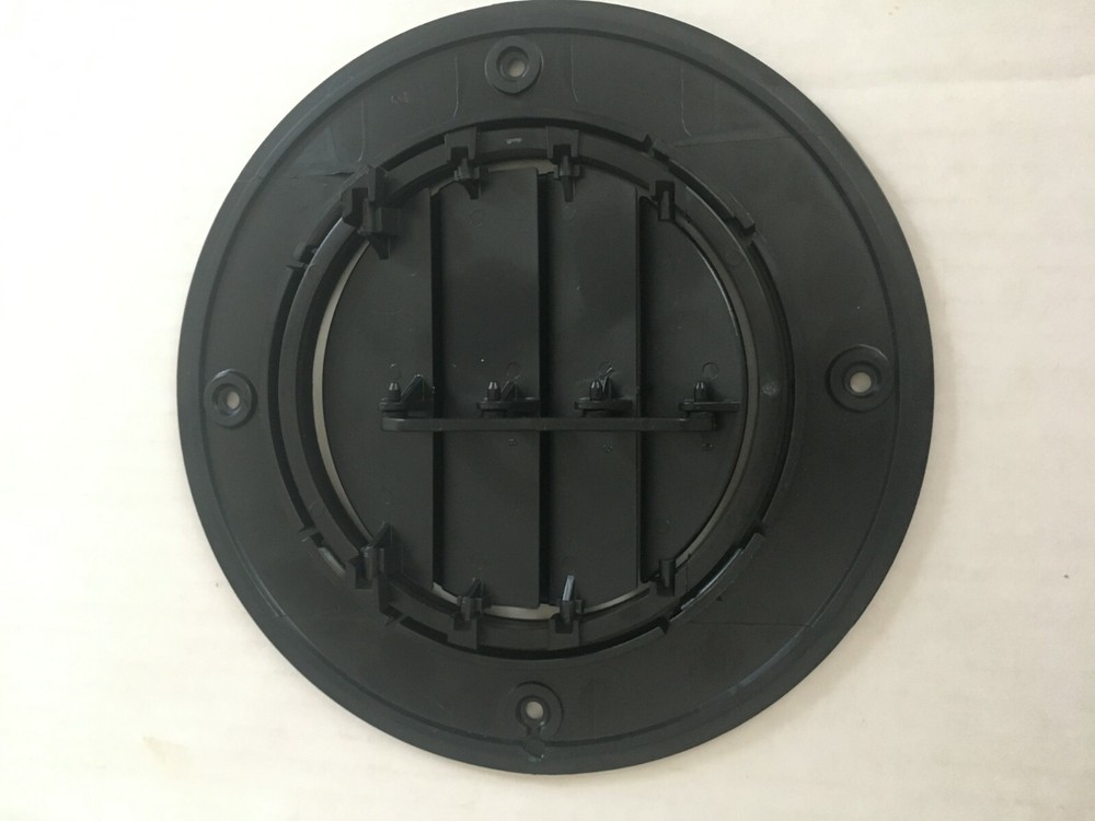 BLACK Round AC Ceiling Vent Open Close Adjustable Rotate Camper Trailer RV