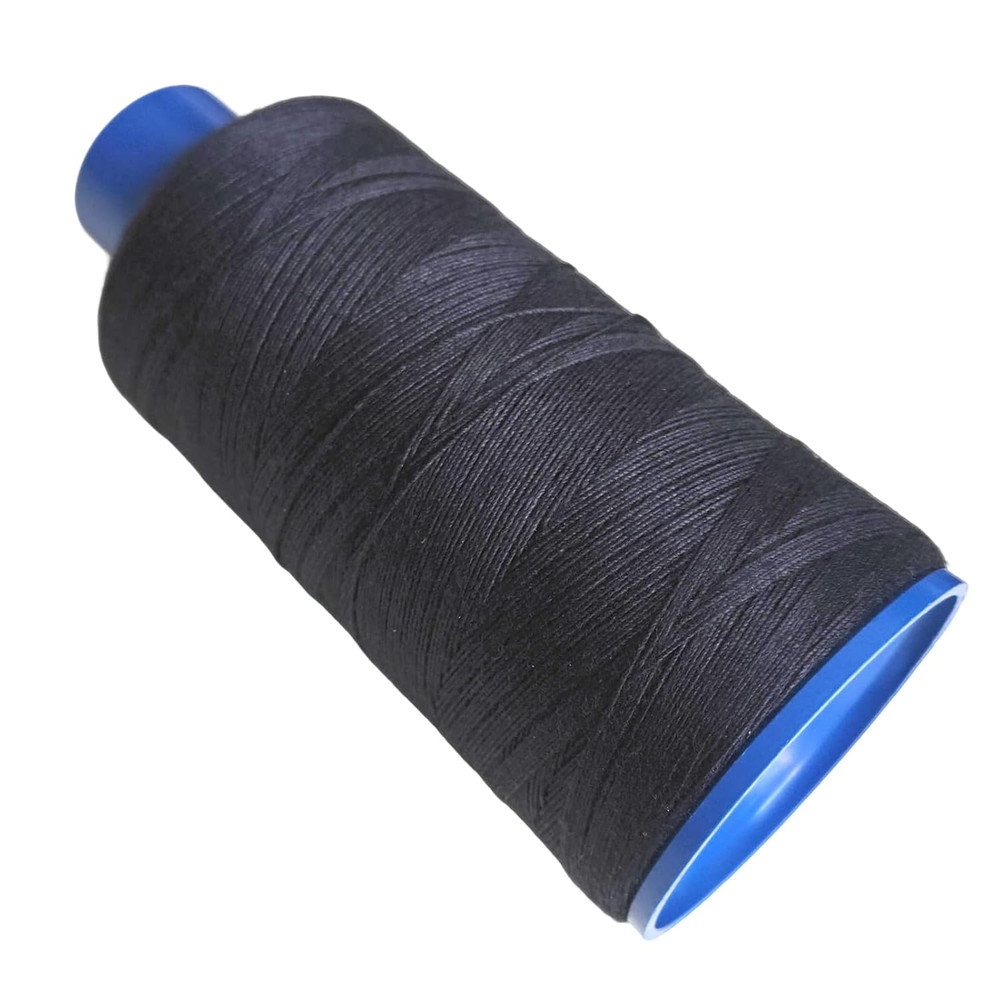 Professional Thick Weaving Thread 100% Polyester Black for Making Wig Sewing Hai