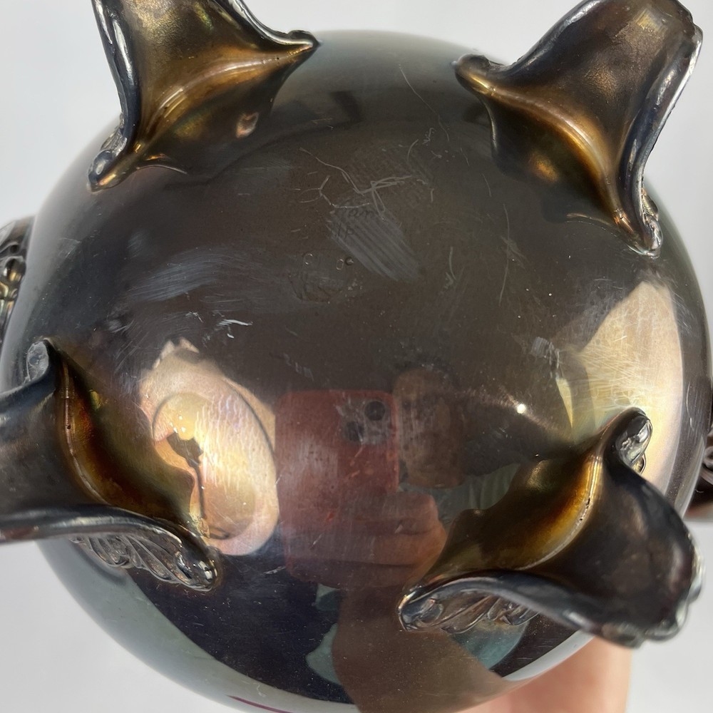 Vintage Gorham Silver Duchess Silver-plated Hollowware footed teapot or coffee