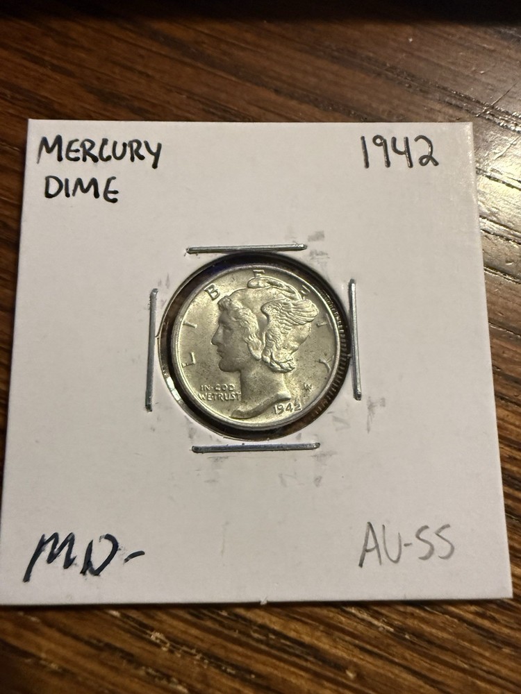 1942 Mercury Silver Dime