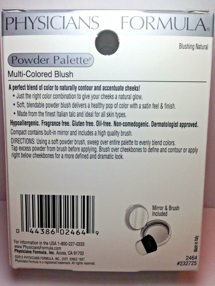 Physicians Formula Powder Palette Multi Colored Blush , Blushing Natural #2464
