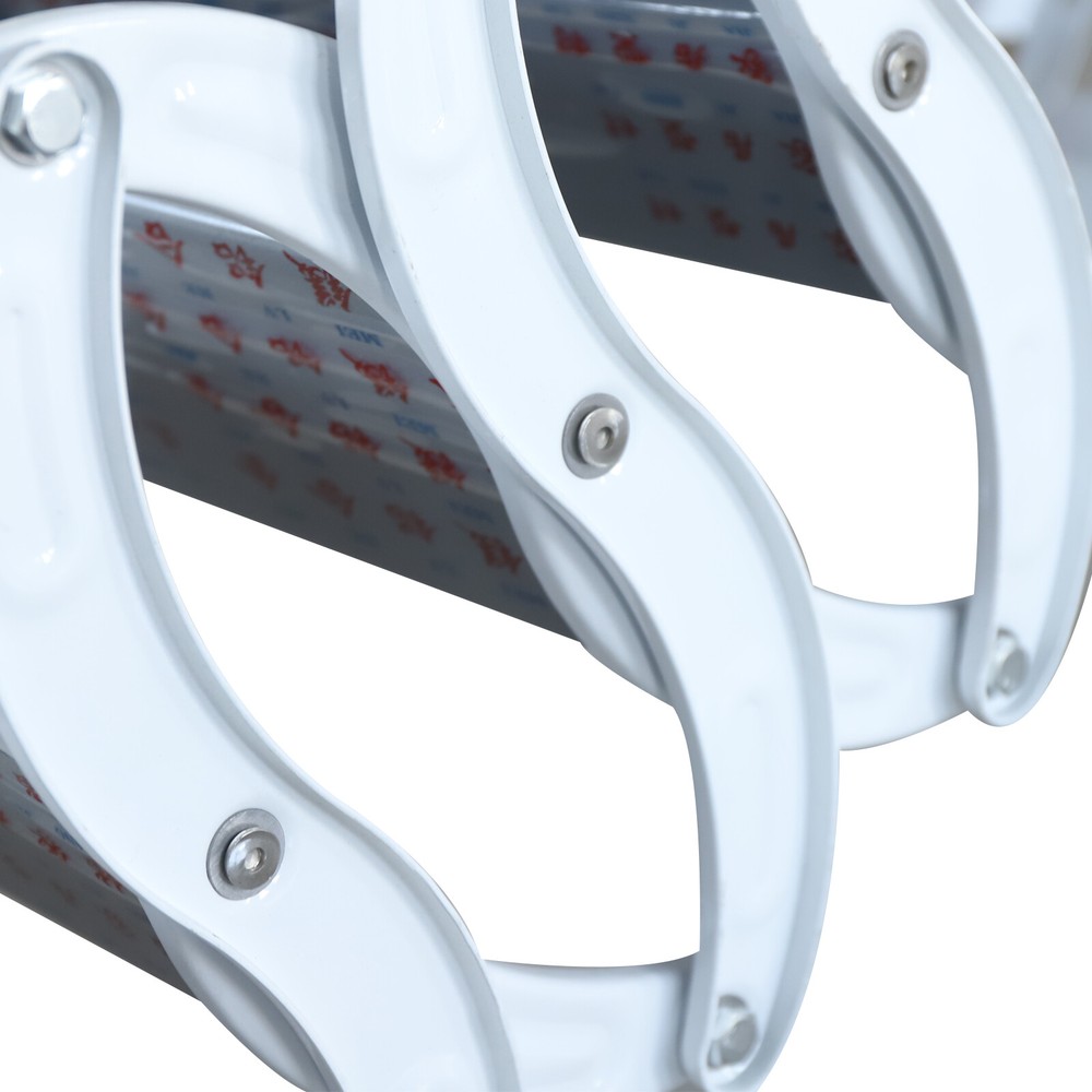 12 Step Wall Mounted Telescoping Loft Ladder Pull Down Folding Attic Stairs