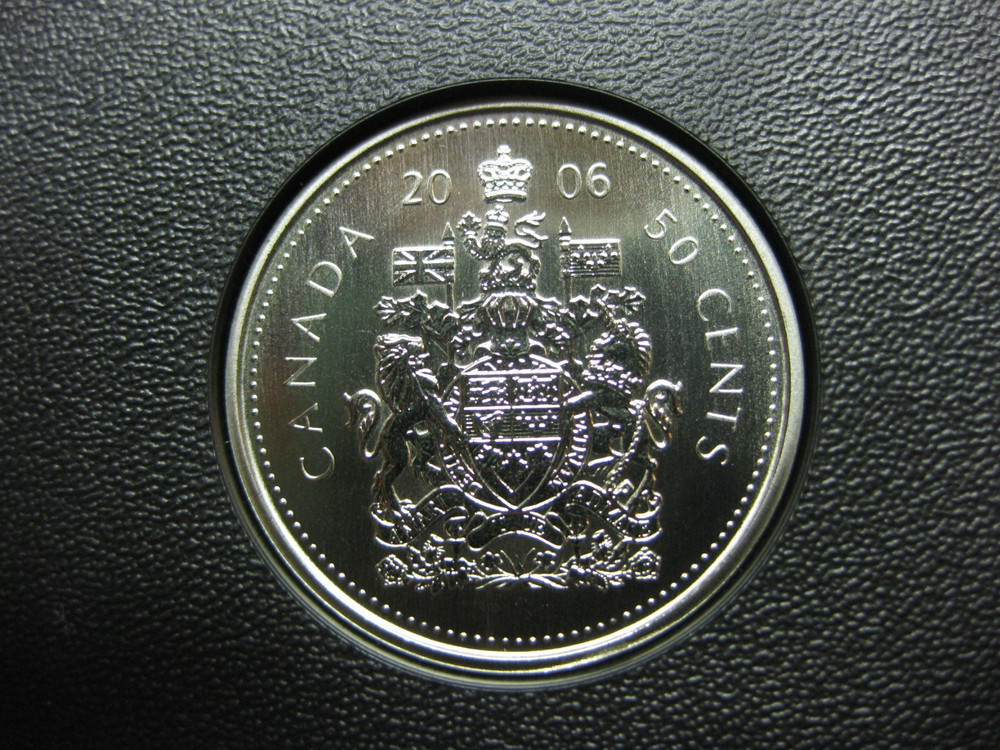 2006 Canadian Specimen 50 Cent ($0.50)