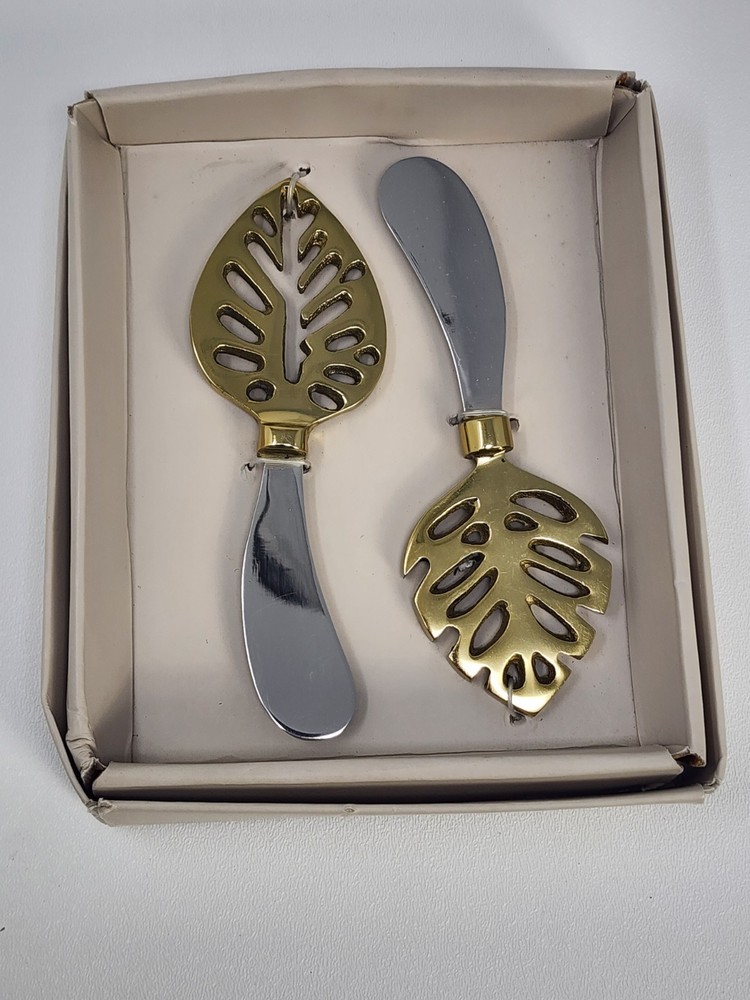 Thirstystone Palm Leaf Spreaders, Gold-Tone