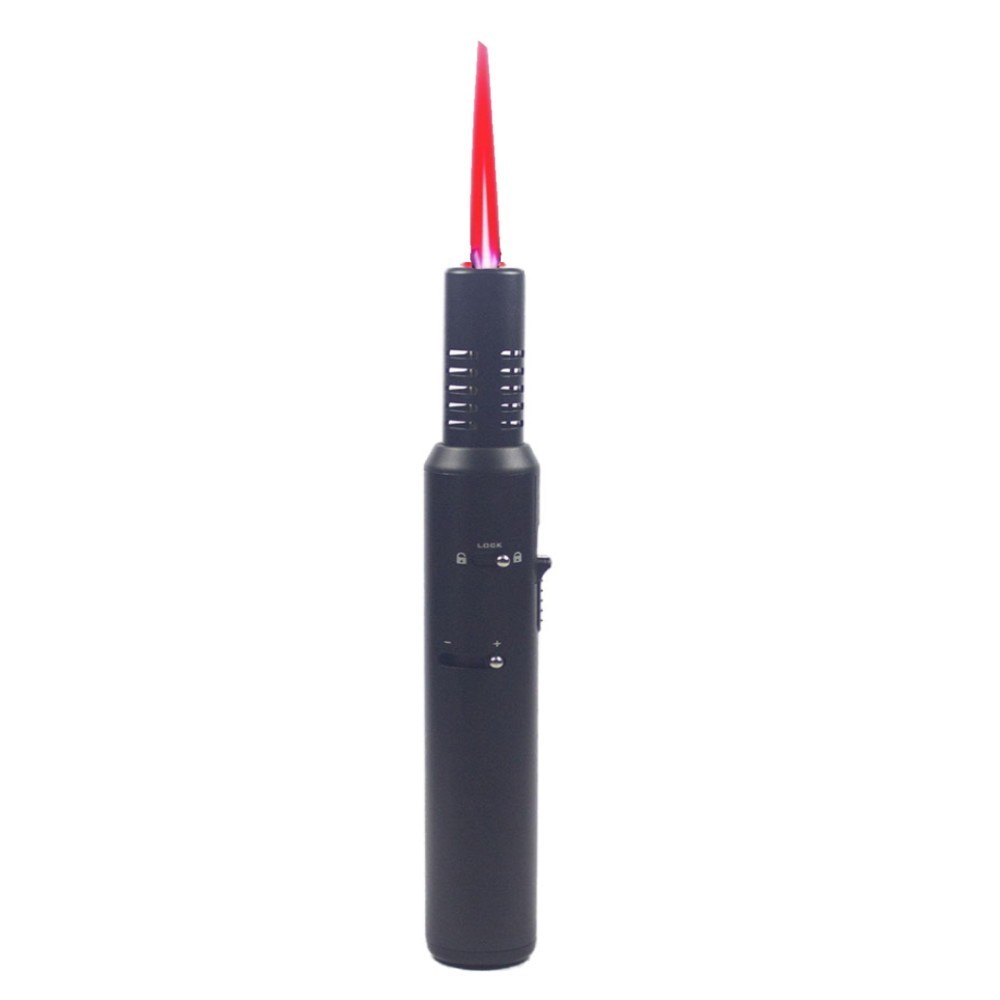EverTech Pen Jet Butane Torch Lighter Safety Lock & Adjustable Flame Refillable